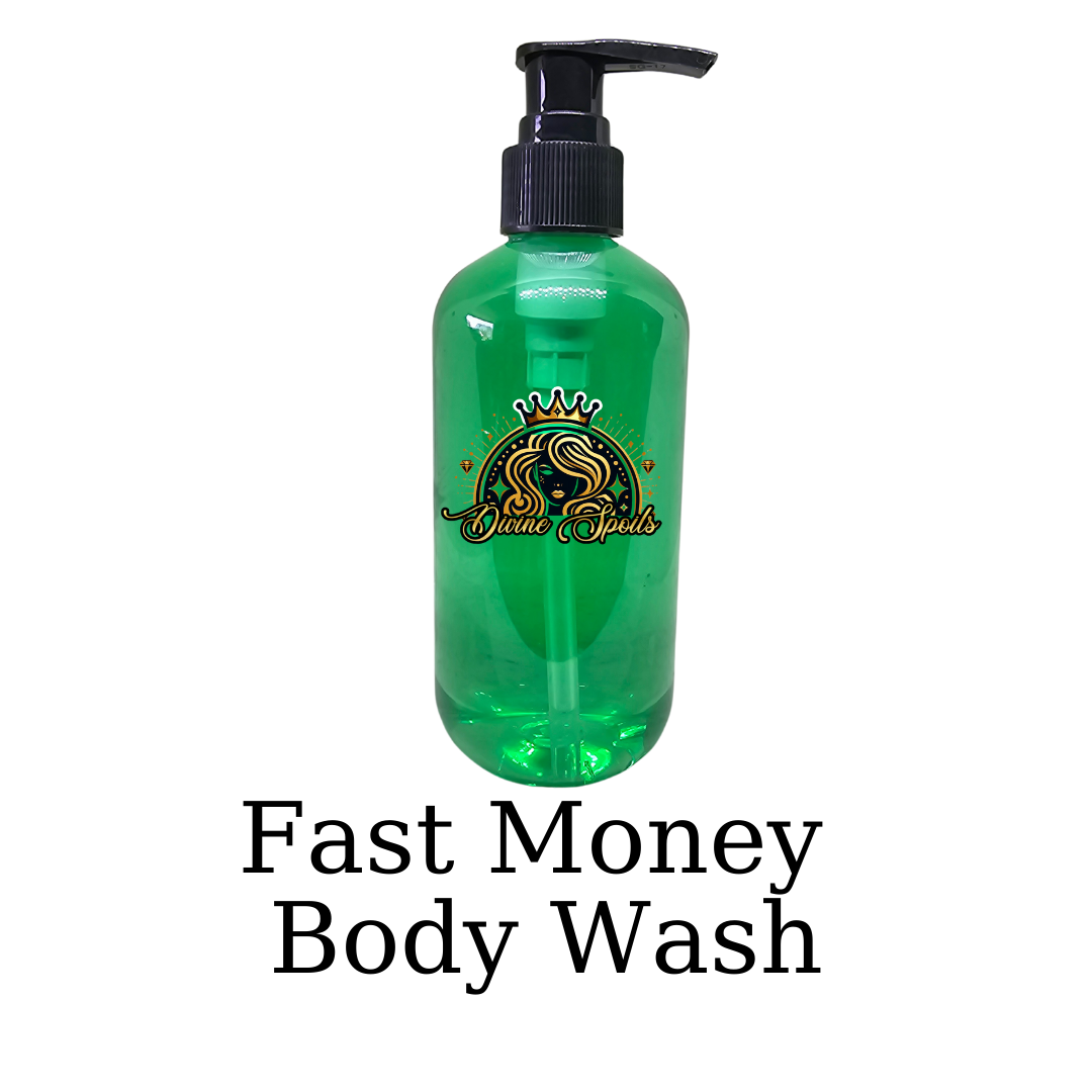 Fast Money, Spiritual Bath,  Body Wash, Cleansing Baths,  Increase Cash. Cleanse Currency, Money- flow Cleansers, Shower Crystals, Manifest