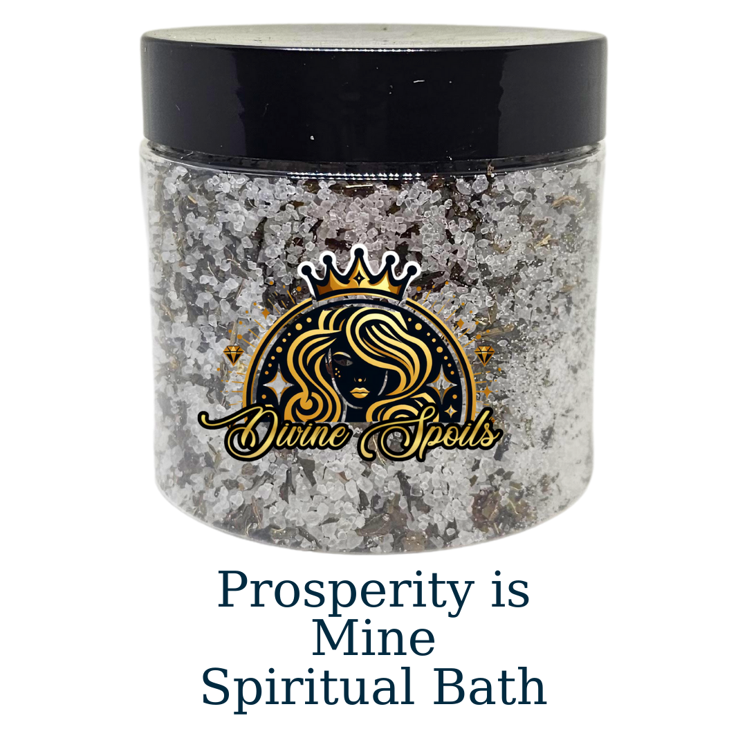 Spiritual Bath, Prosperity Attraction, Money Cleanse, Abundance Spell, Unblock Money, Ritual Baths, Spirit Cleansing Salts, Attract Wealth